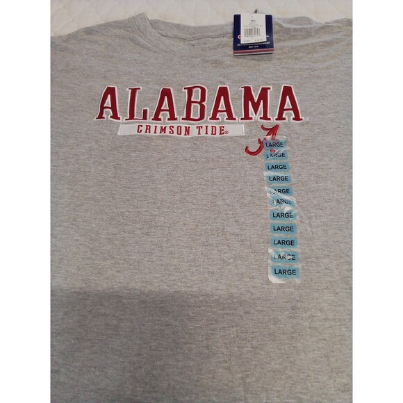 Men's Champion‎ Gray Short Sleeve Alabama New With Tags T-shirt Size Large - Picture 9 of 13